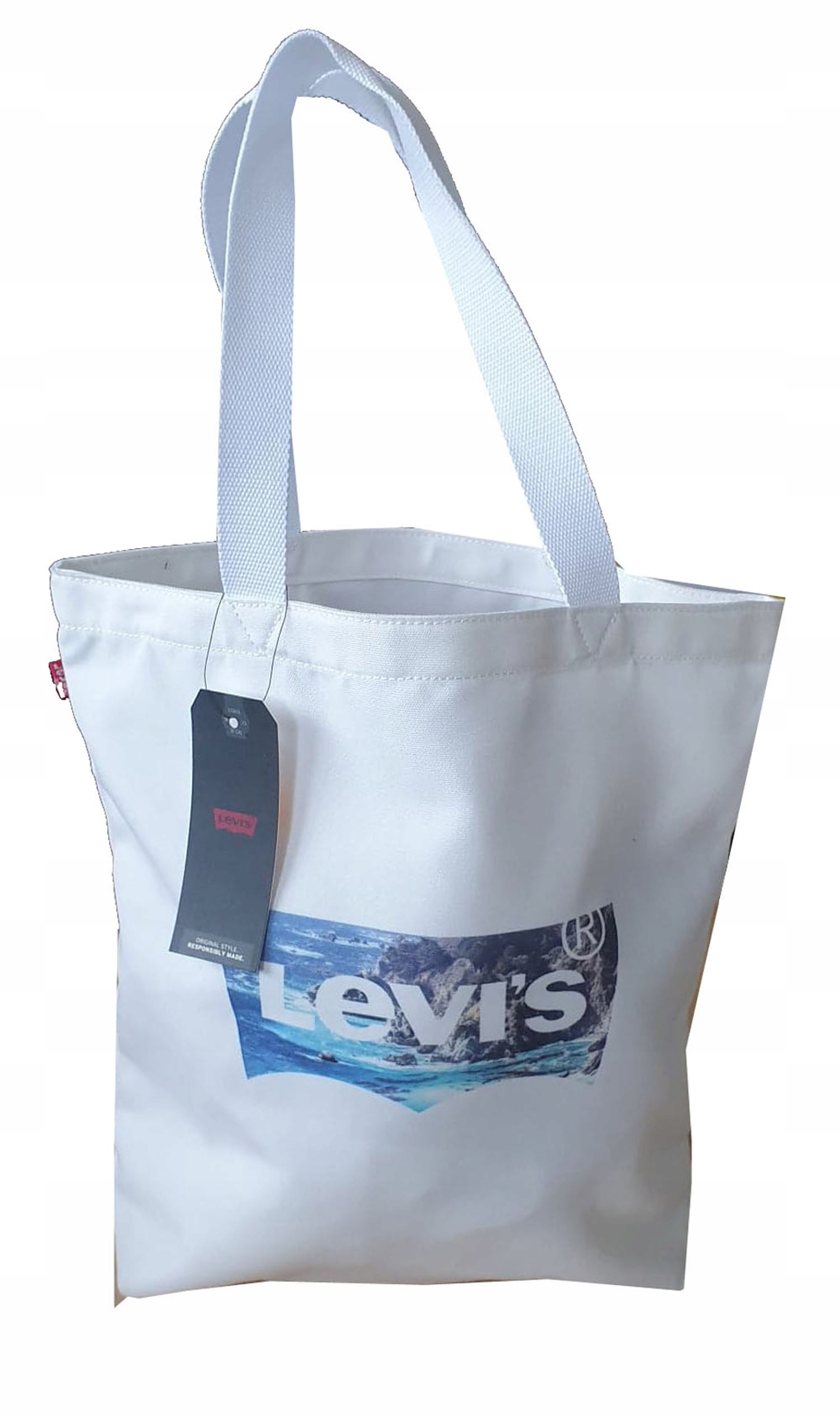 

Torba Levis Eco Worek Levi's Biała Lekka Solidna