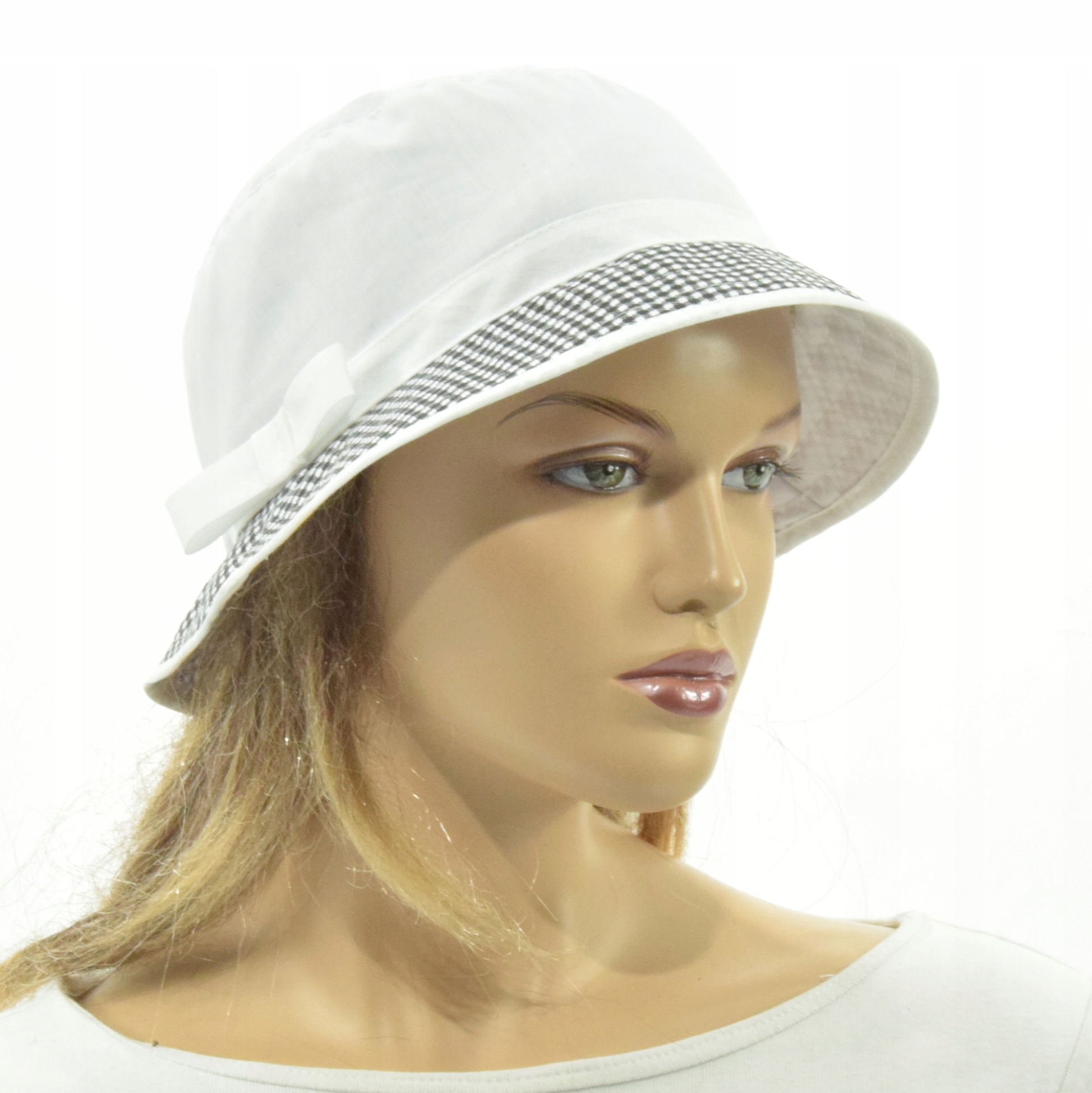 Kapelusz letni, bawełniany - "ANIA" Model kapelusz