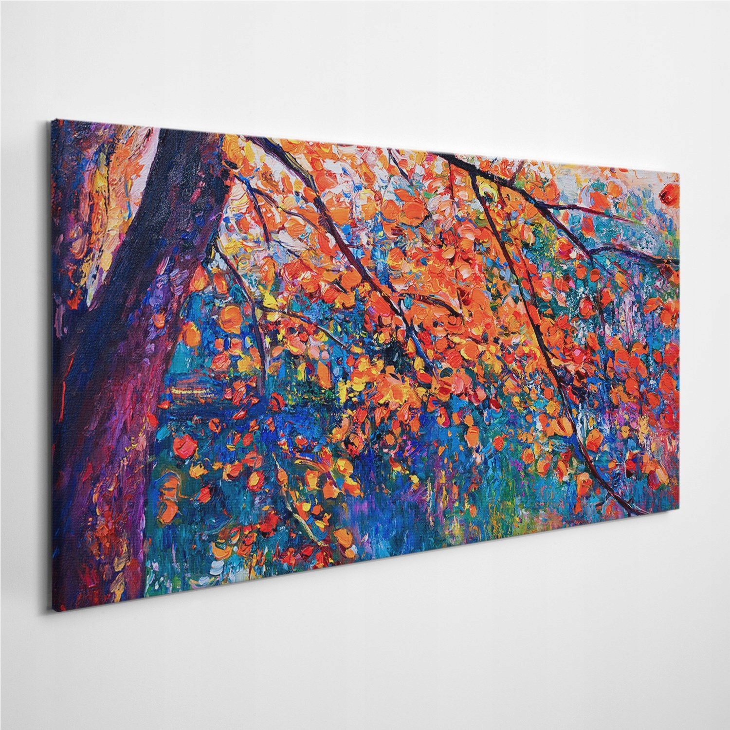 

Foto-obraz na płótnie Drzewa Woda Natura 100x50 cm