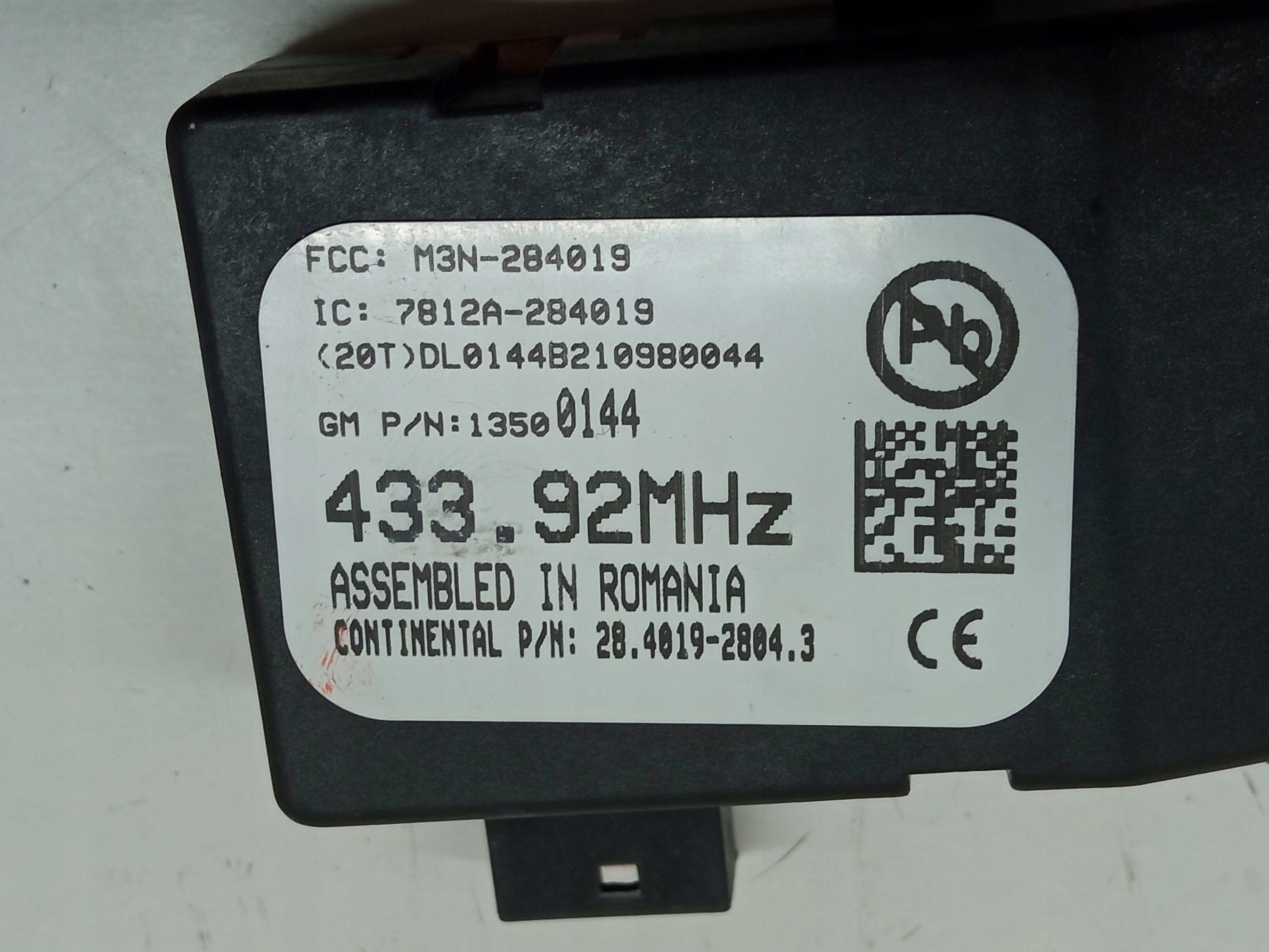 amplifier ANTENY 7812A-284019 Opel Astra IV (2009- 2020 ) J