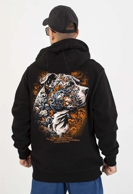 Mikina Pit Bull S Kapucí Tattoo černá