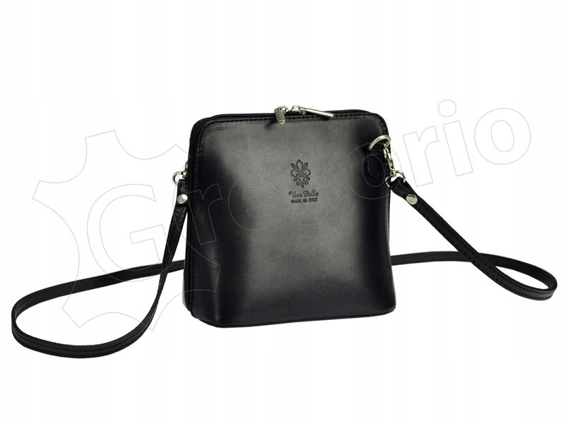 MAŁA TOREBKA PRZEWIESZKA NA RAMIĘ SKÓRA NATURALNA Wysokość 16 cm