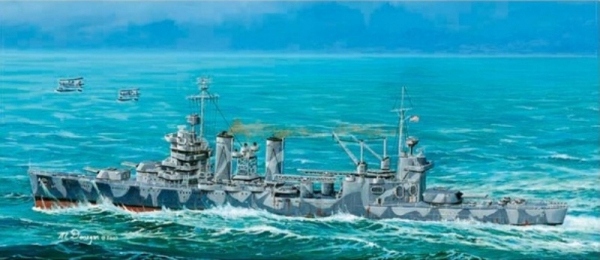 Model Trumpeter 05745 1:700 Uss Tuscaloosa CA-37