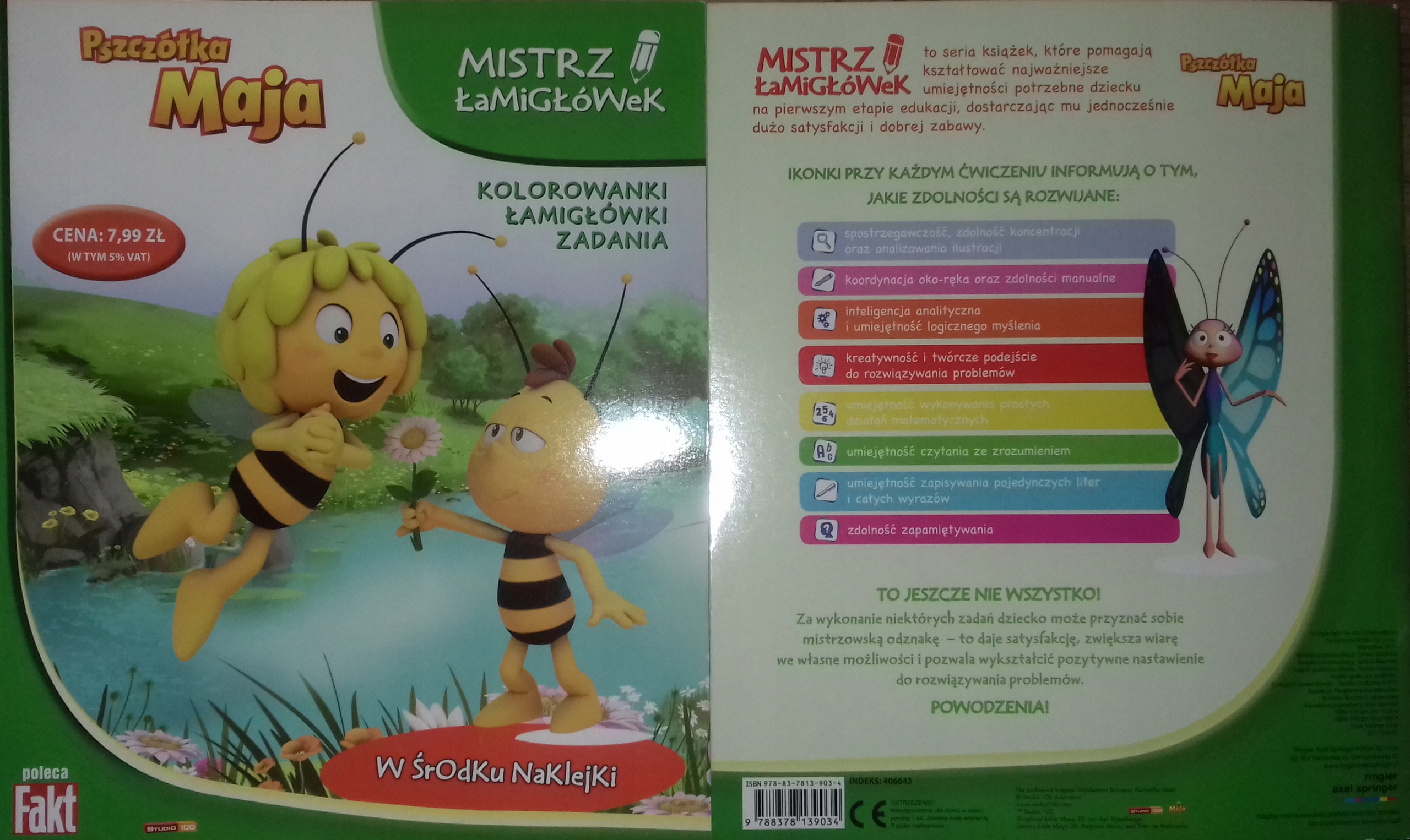 PSZCZÓŁKA MAJA . NAKLEJKI