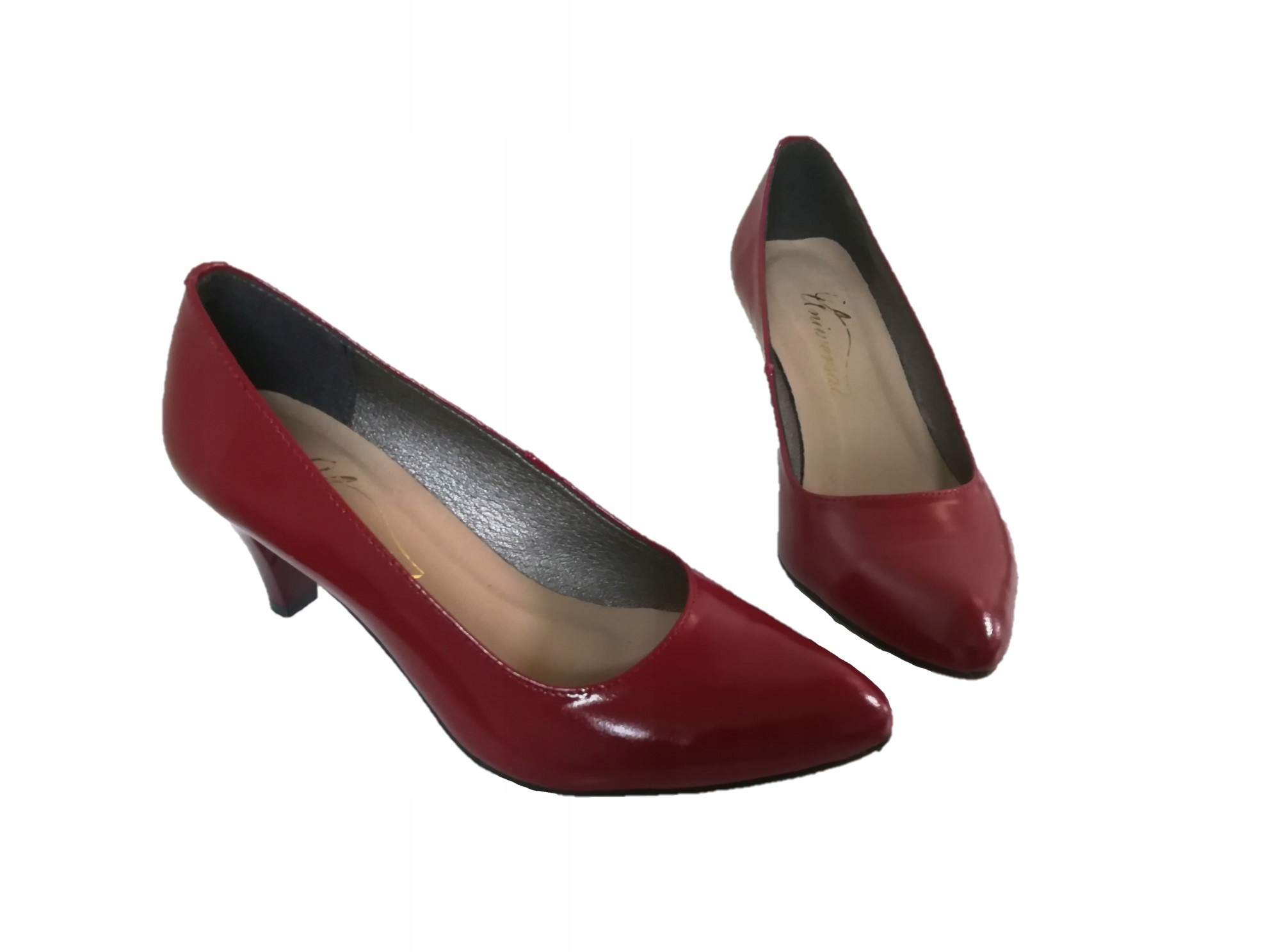 

73. Uniwersał zgrabne eleganckie czółenka s. nat.