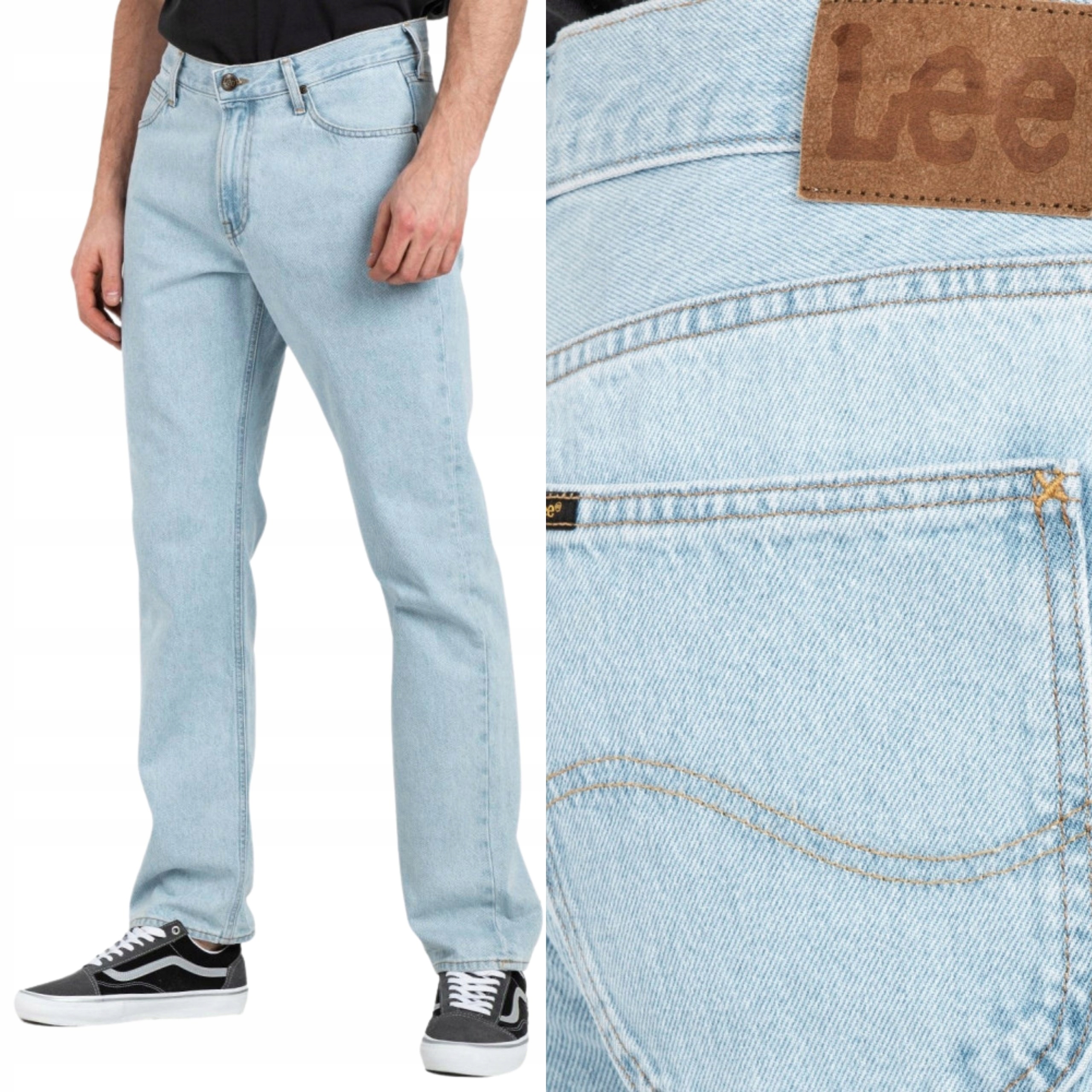 Lee kalhoty Tapered blue jeans West_ W33 L32