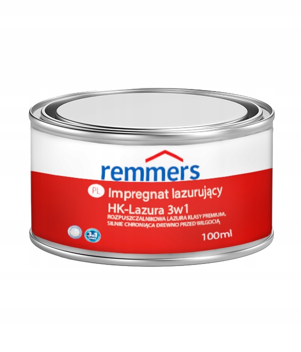 Remmers HK-Lasur impregnat Próbka 0,1L GLINKA Zastosowanie na zewnątrz