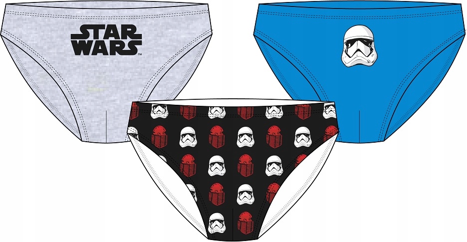 

Majtki slipy chłopięce Star Wars 110/116 3-PACK