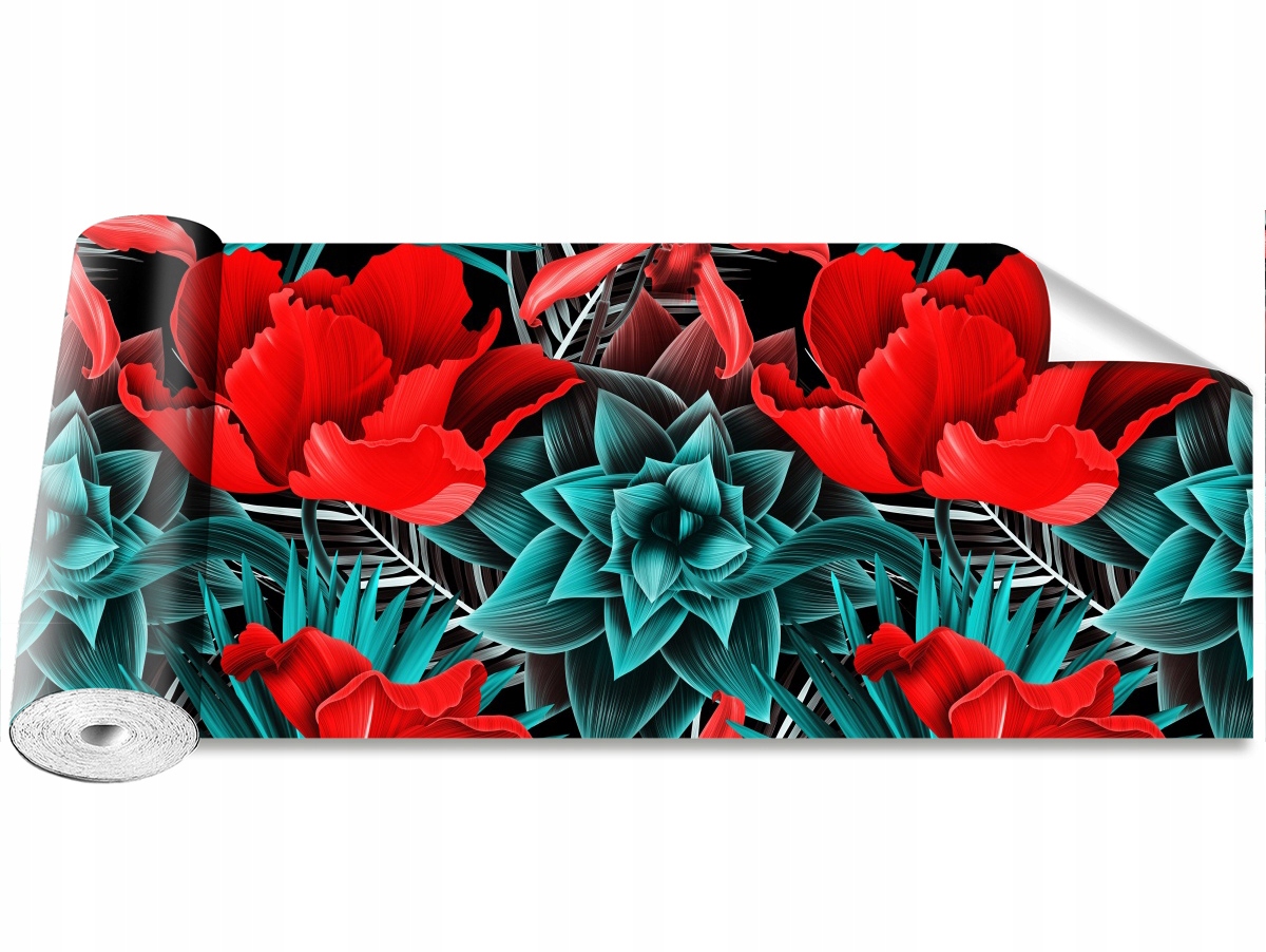 

Tapeta Samoprzylepna Tropikalne kwiaty - 250x104