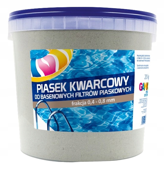 PIASEK KWARCOWY DO FILTRA GAMIX 20kg