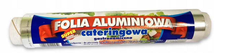 

Folia Aluminiowa Spożywcza Gruba 0,8KG L