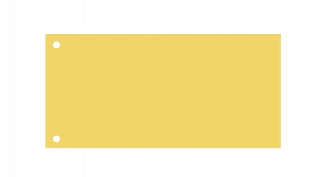 PRZEKŁADKI KARTONOWE ŻÓŁTE 1/3 A4 - 100 SZT.