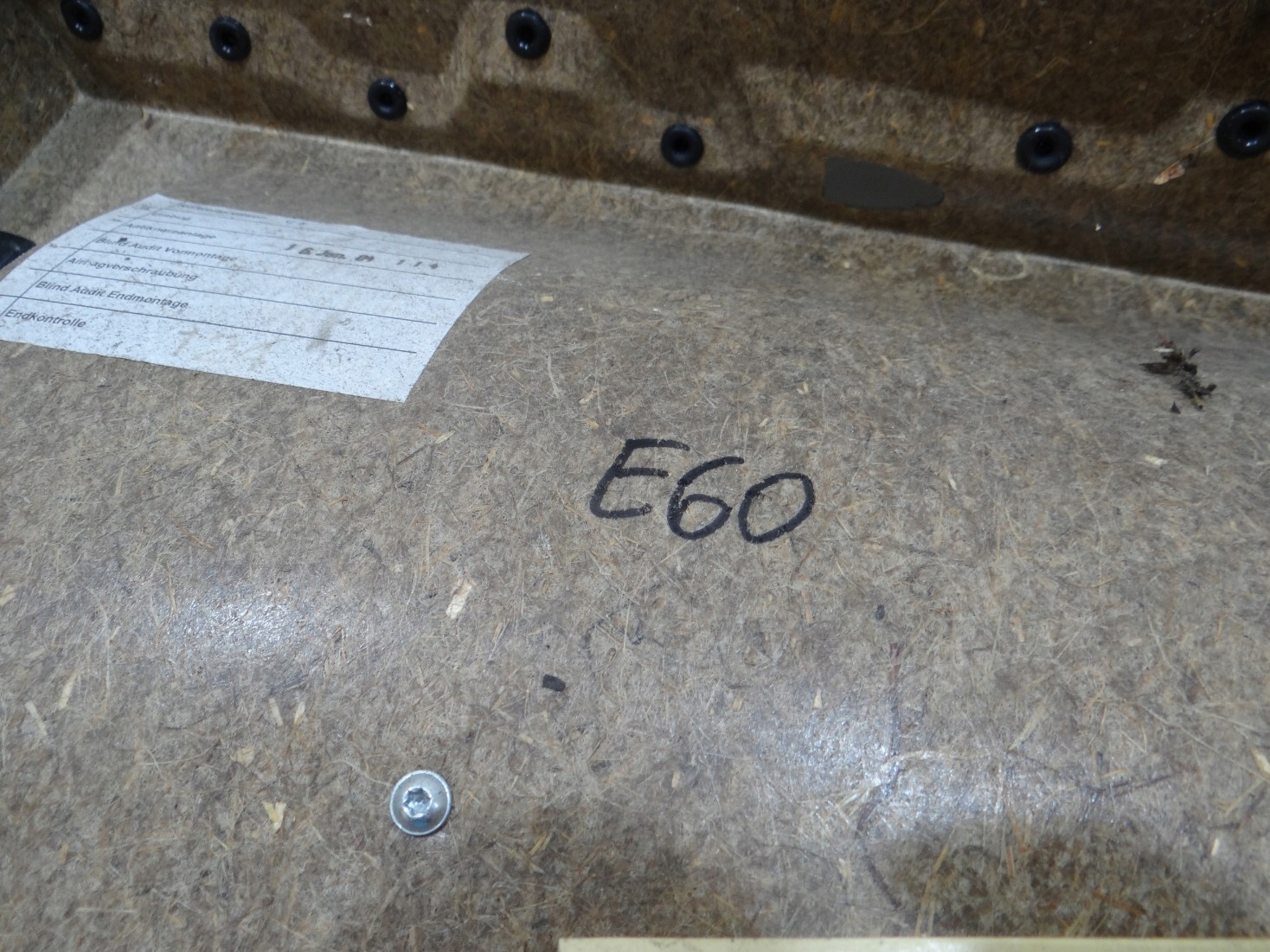 side door left rear part BMW E60 (17193035)