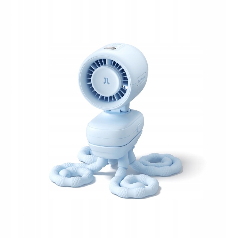 JisuLife Stroller Fan 4 octopus, multifunkční ventilátor, baterie 5000mAh