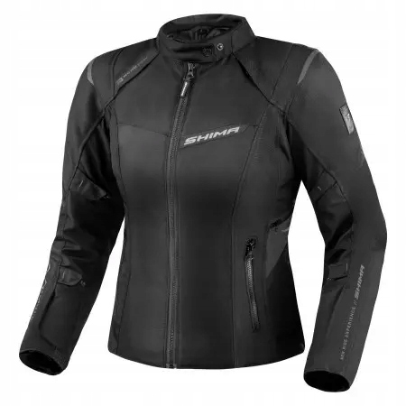Dámska textilná motocyklová bunda Shima Rush 2.0 Lady Black XL