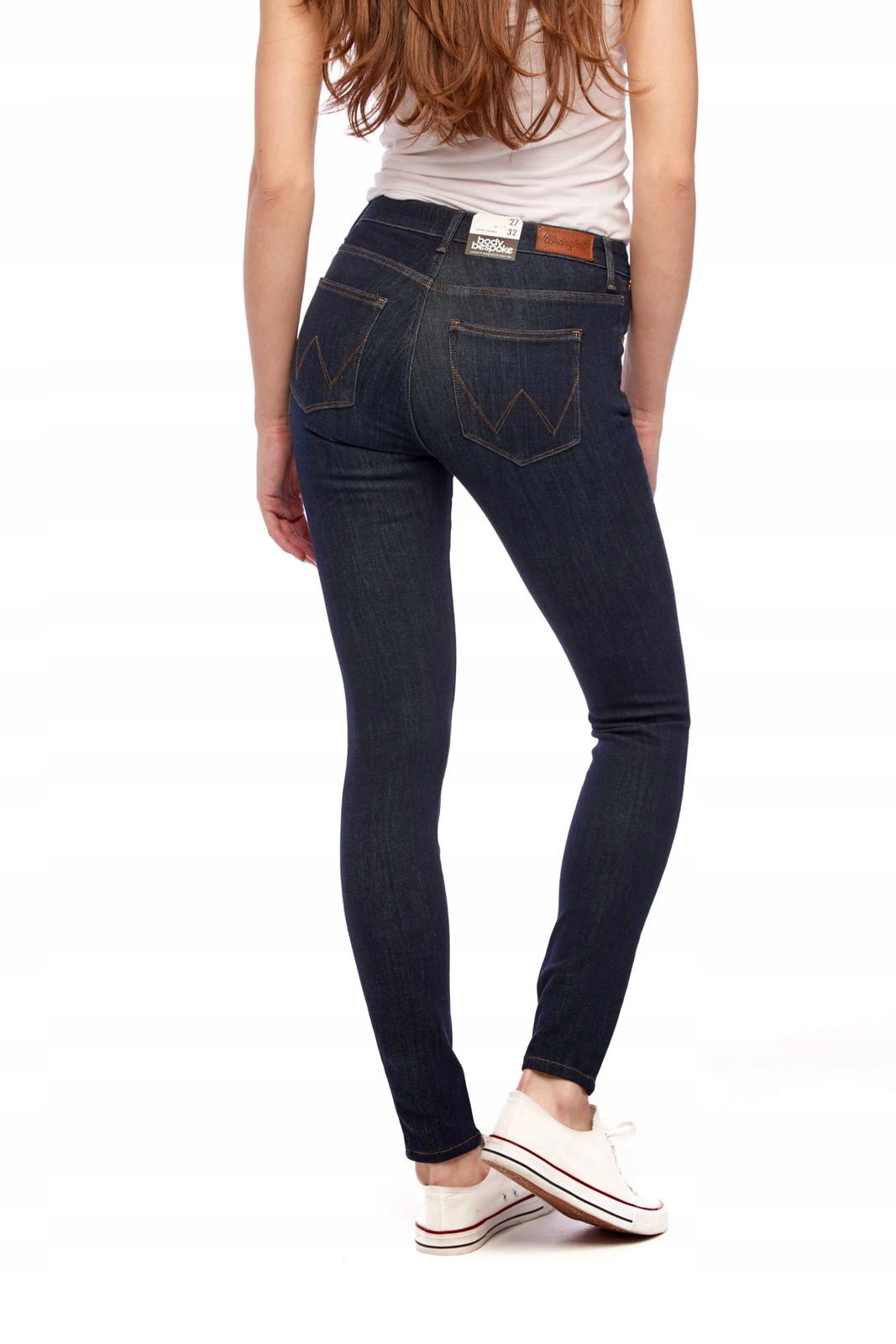 Dámské úzké nohavice džíny Wrangler Skinny Dark Night W29JGT21V 26/32