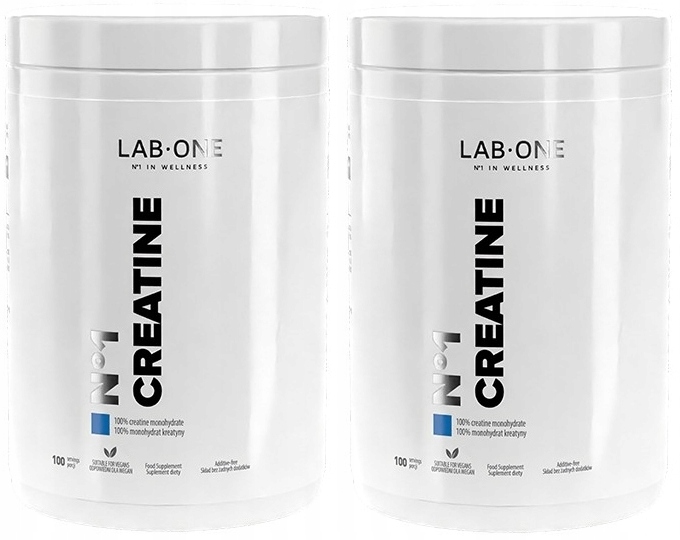 Lab One Sada 2x N°1 Creatine 500 g Bez chuti Paměť mozku
