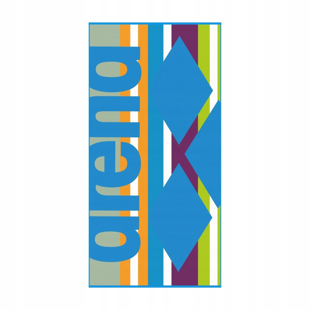 Ręcznik bawełniany na basen plażę trening uniwersalny Big Logo Arena 180x90