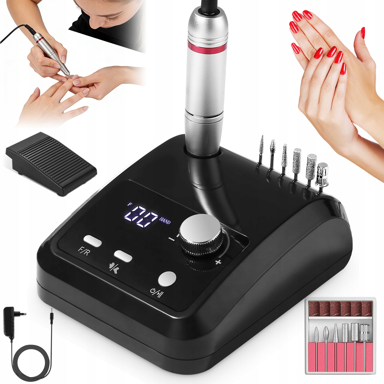 Profesionální Pilník Na Nehty Sada Na Manikúru Bruska Na Hřebíky