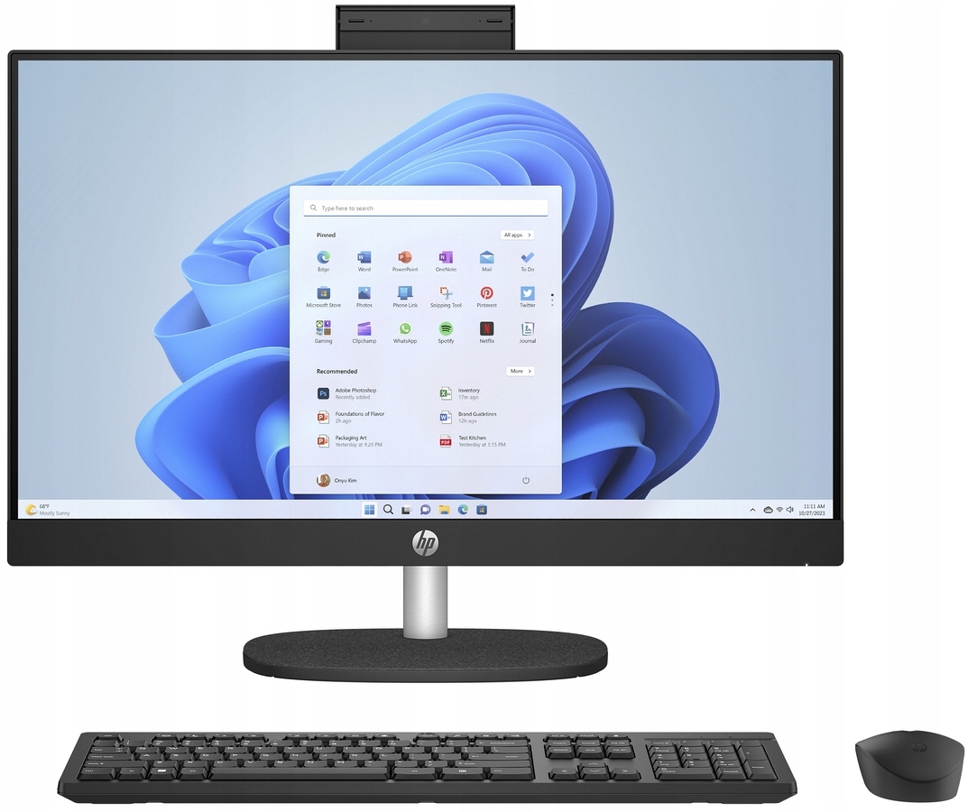 Dotyk AiO Hp 24 Fhd Ips Intel Core Ultra 7 155U 16GB DDR5 512GB Ssd Win11