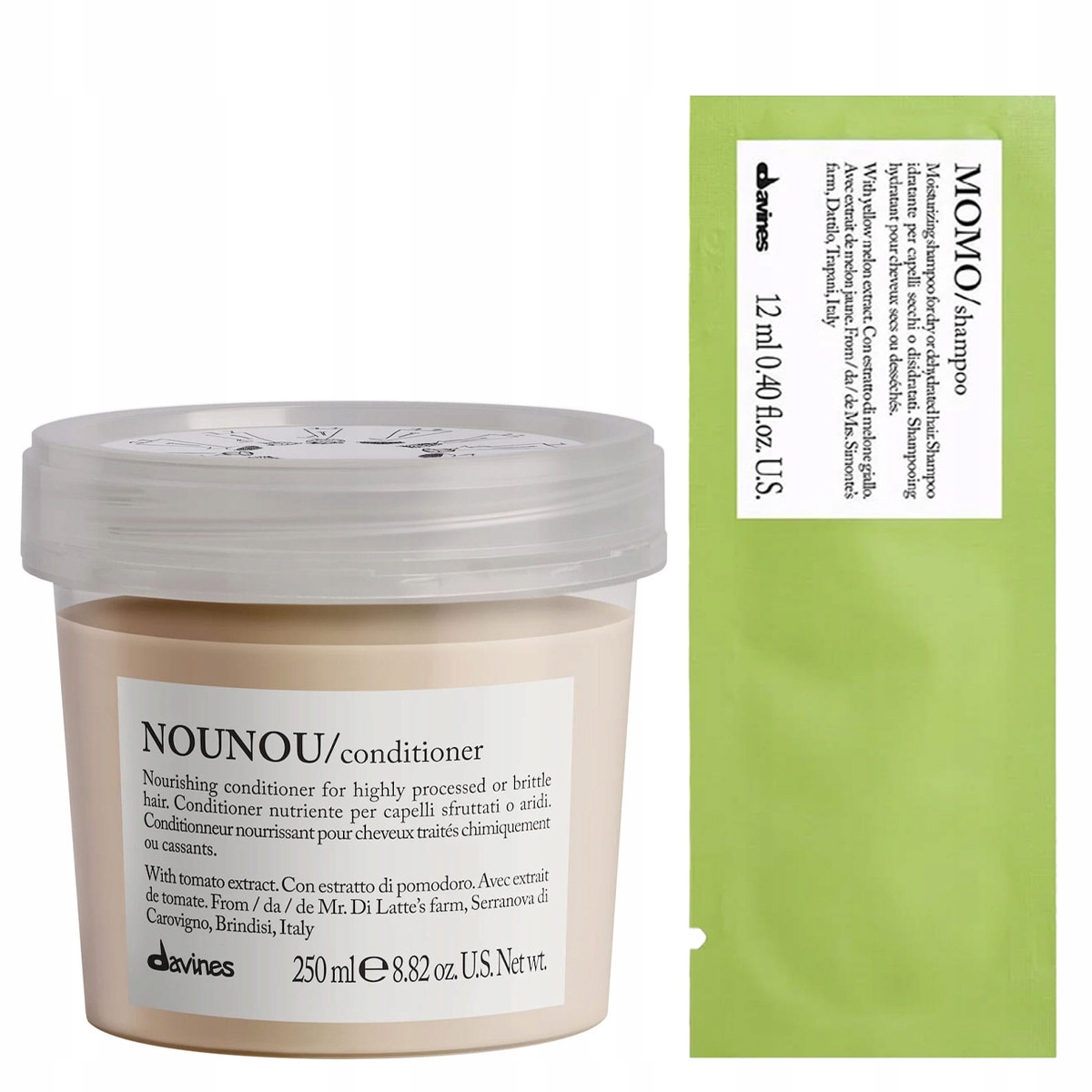 Davines Nounou kondicionér pro poškozené vlasy 250 ml Dárek