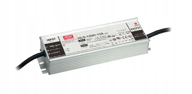 MiLAGRO Mean Well Hlg-120H-12-A Impulzný napájací zdroj; Led; 120 W; 12 V; 10 A