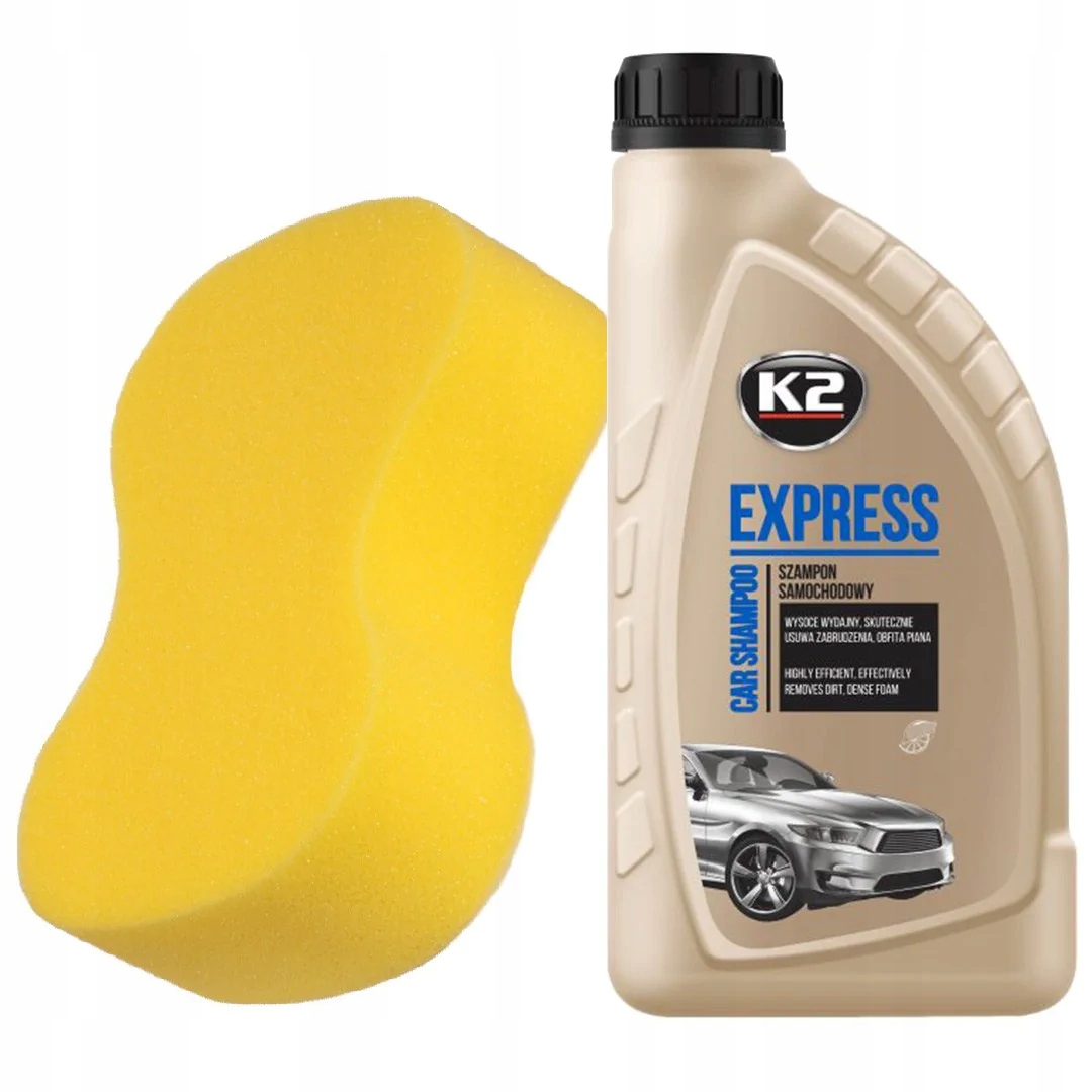

K2 Express 1L szampon gąbka do mycia samochodu