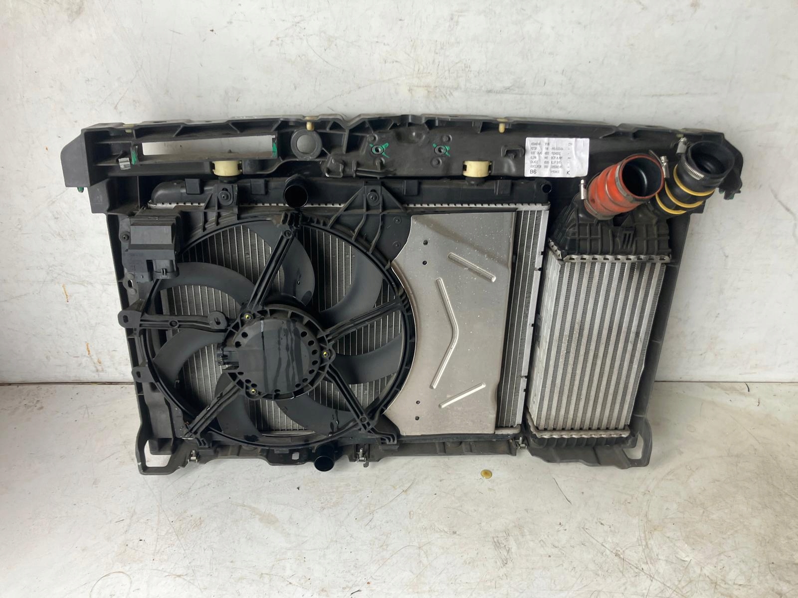 support panel for radiators radiator intercooler CITROEN C3 III 1.2 THP 9803900780