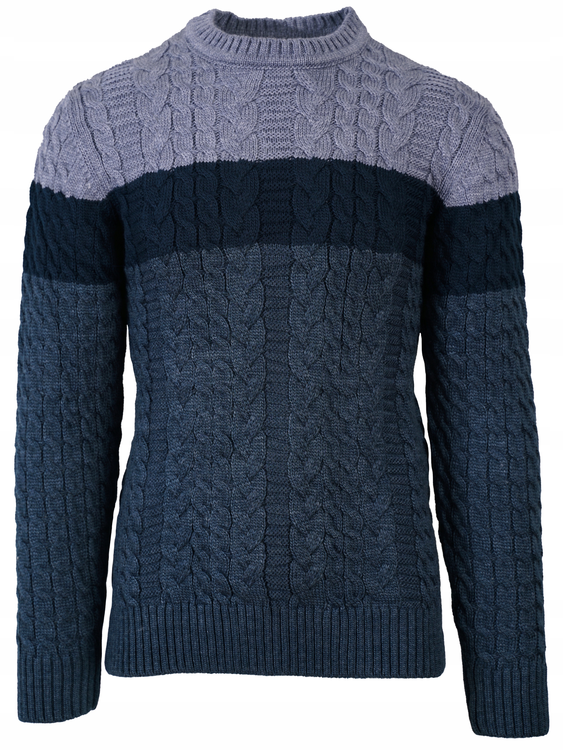 

Sweter Męski Klasyczny Wełniany Ciepły Wzór S M