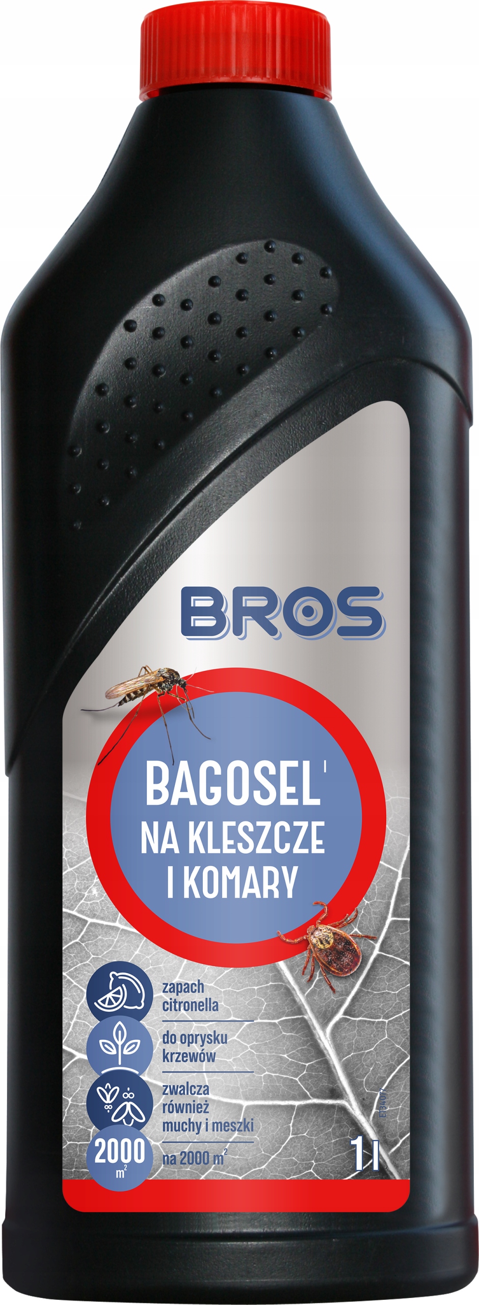 Bros Bagosel – oprysk na Kleszcze i Komary koncentrat do oprysku 1 Litr