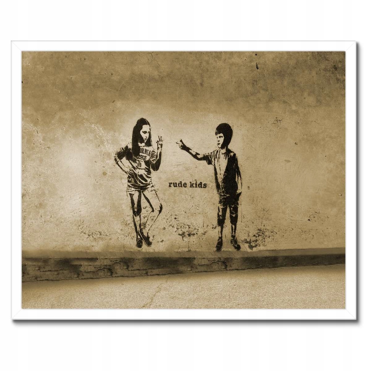 Plakáty v rámu 50x40 Banksy Nezbedné děti
