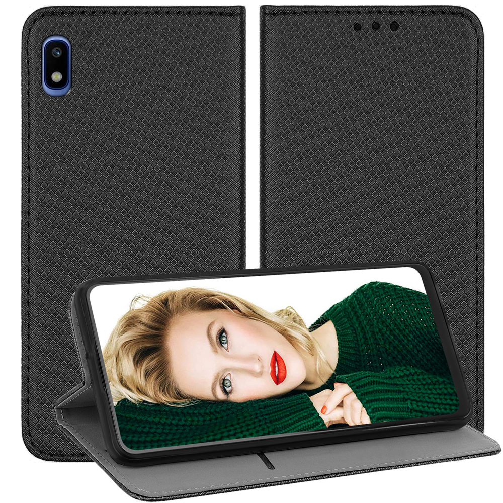 

Etui Smart Magnet Szkło 9H do Samsung Galaxy A10
