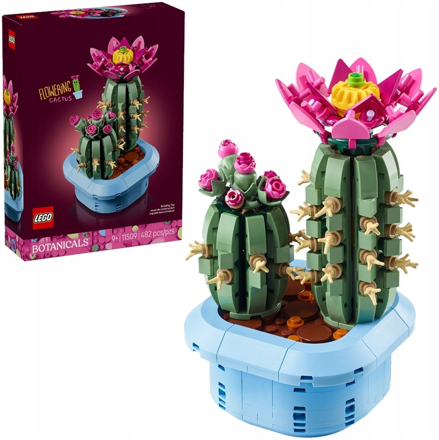 482 dílků stavebnice Lego Botanicals Kvetoucí kaktus 11509