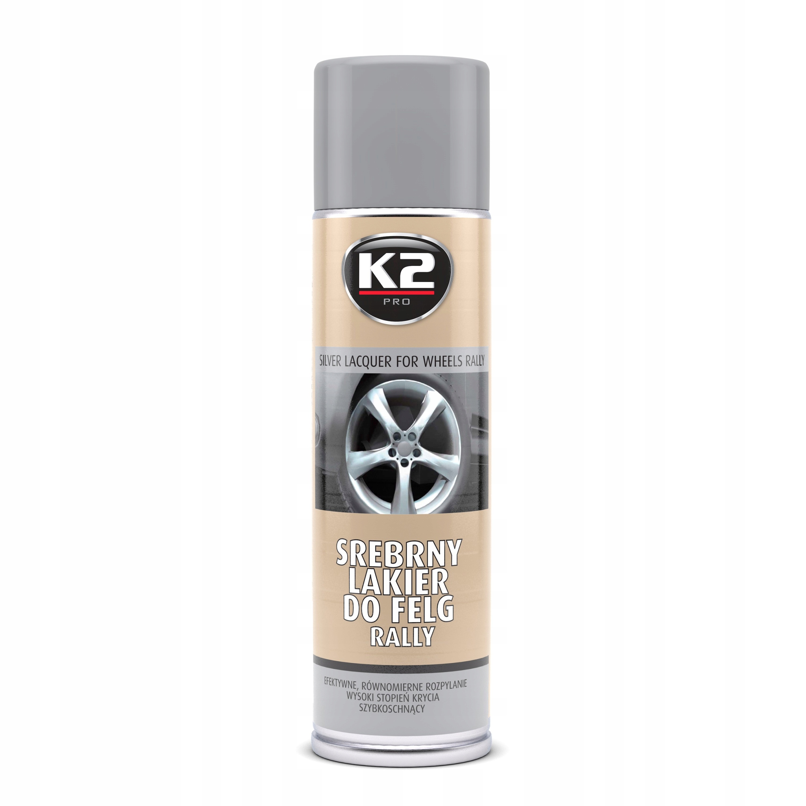 

K2 Lakier Do Malowania Felg Srebrny Spray 500ml