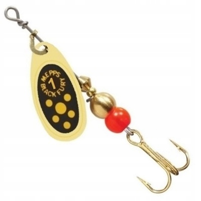Mepps Black Fury Jaune Gold Nr.1 3,5g The Oryginal World's #1 Lure