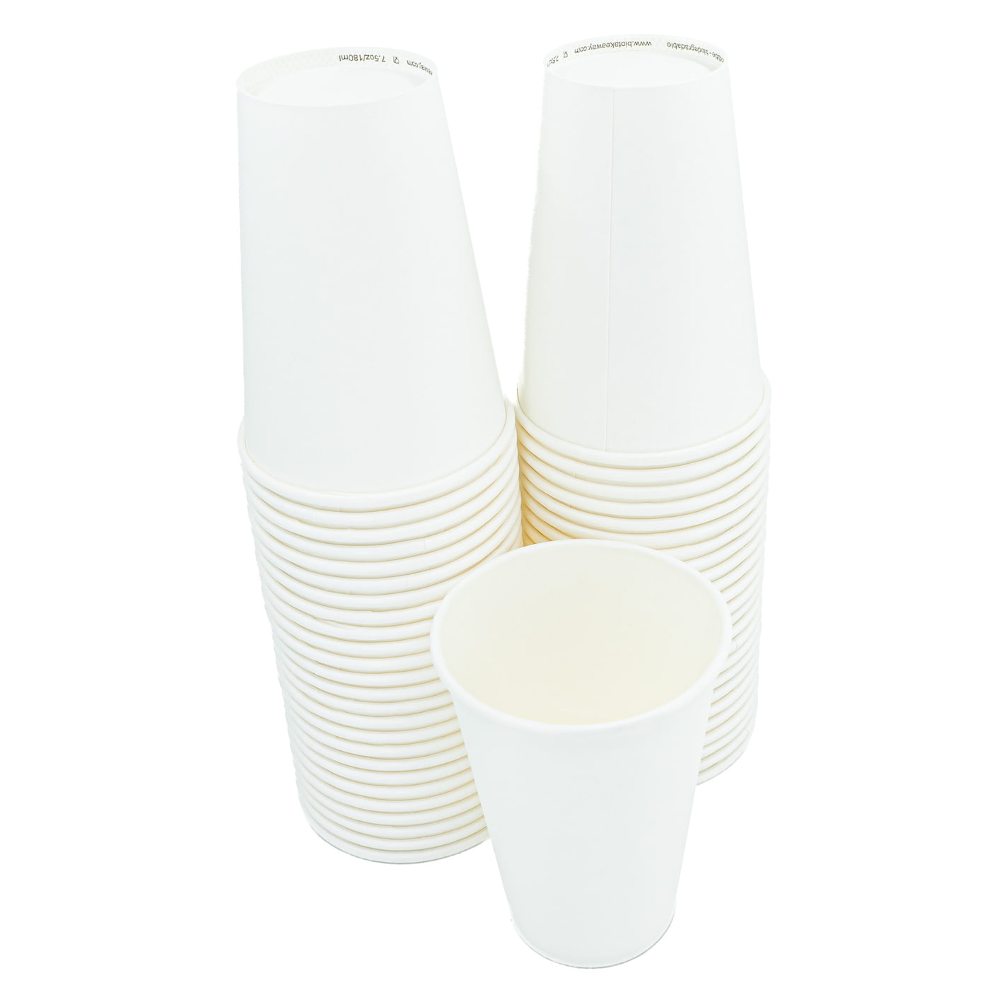 Papírové kelímky 180 ml do distributora 1000 ks Bez plastu Sup