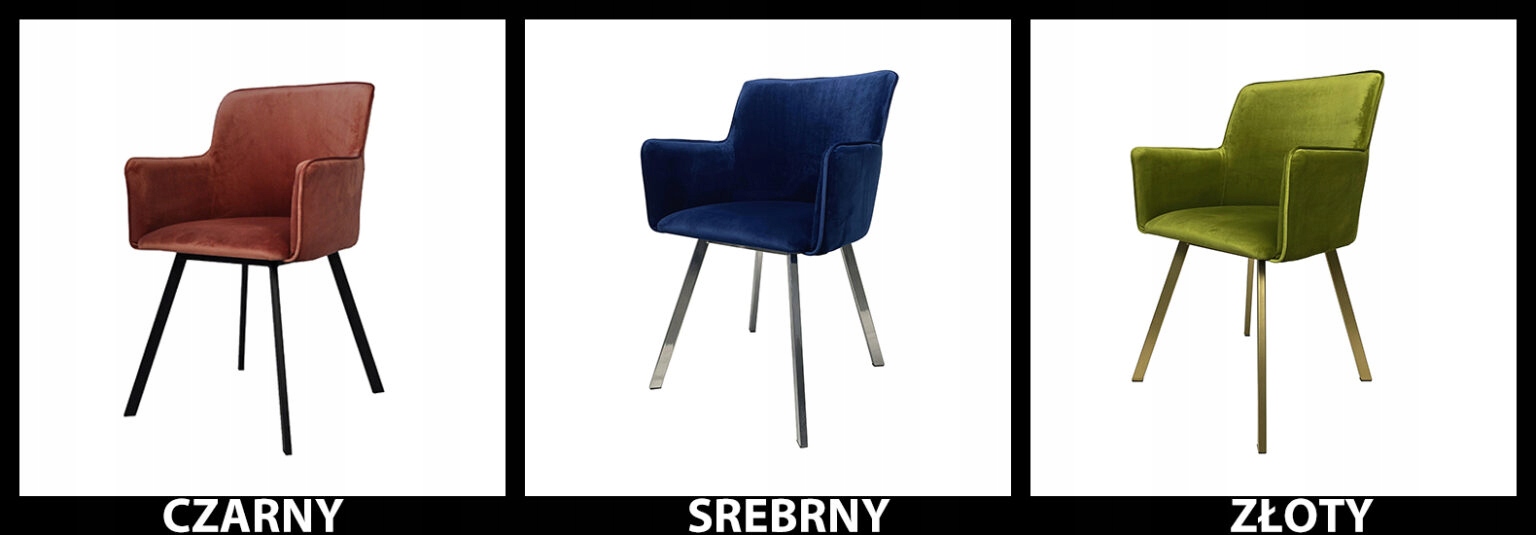 ZESTAW Stół 80x150/190 + 6 krzeseł LOFT INDUSTRIAL Kolor korpusu krzesła inny kolor