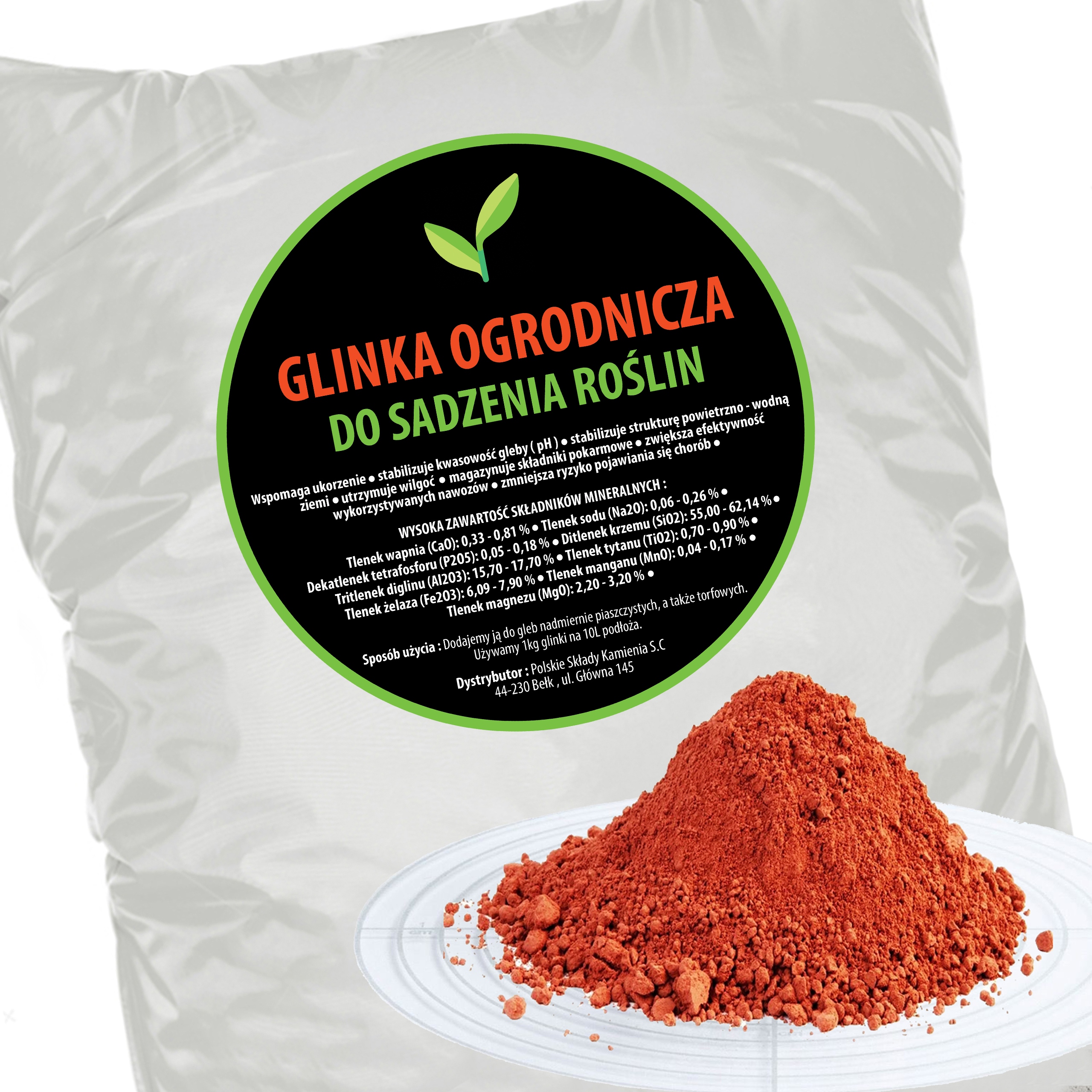 

Glinka Ogrodnicza Do Sadzenia Roślin 25KG