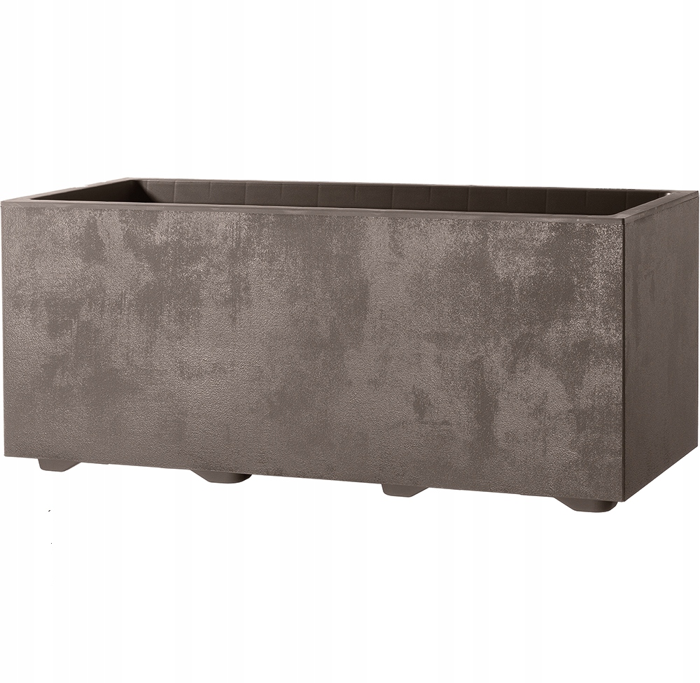 Donica duża Donica Prostokątna 59cm Deroma Cassetta Millennium Piaskowa