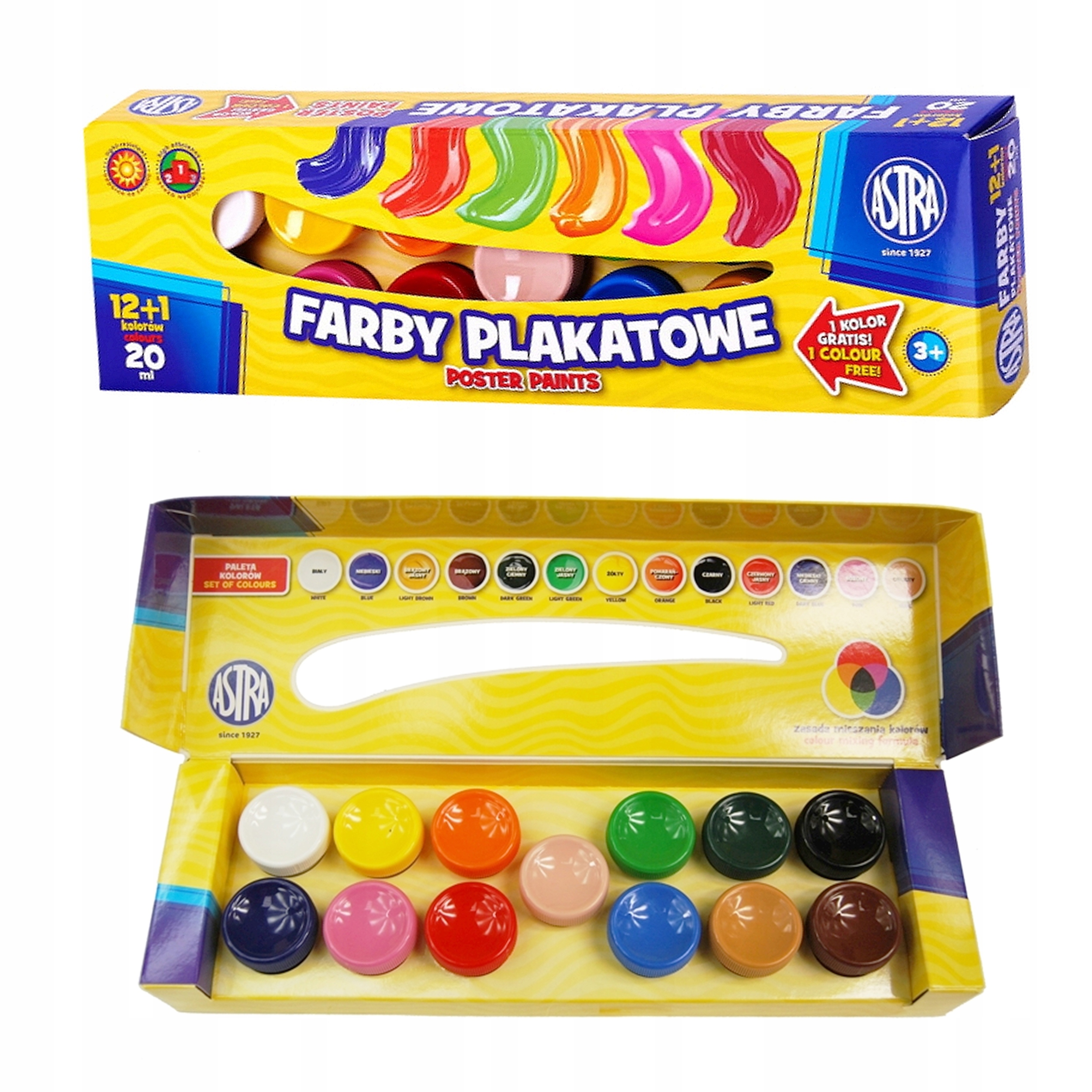 

Farby Plakatowe Astra Szkolne 12 20ml