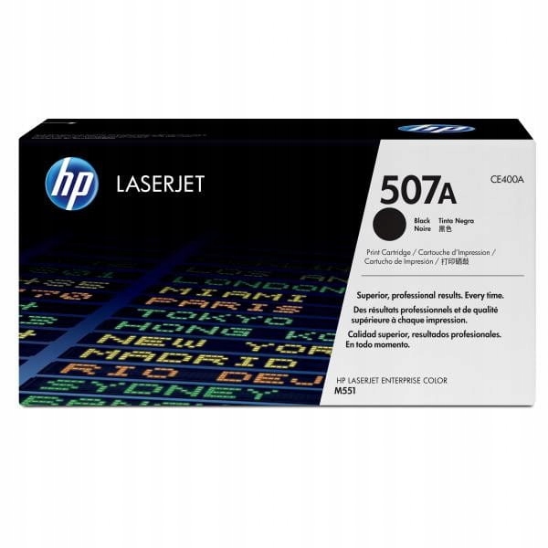 černý originální toner Hp CE400 507A černý