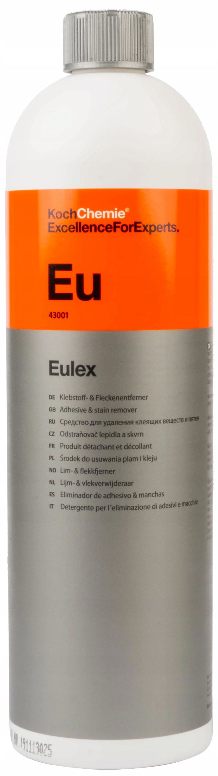 Koch Chemie Eulex Płyn Do Usuwania Kleju Żywicy Atramentu Smaru 1000 ML