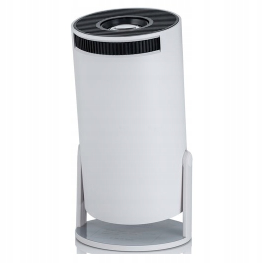 PROJEKTOR Rzutnik Android Smart TV WiFi HD Przenośny Obrotowy Smart GŁOŚNIK Kolor biały