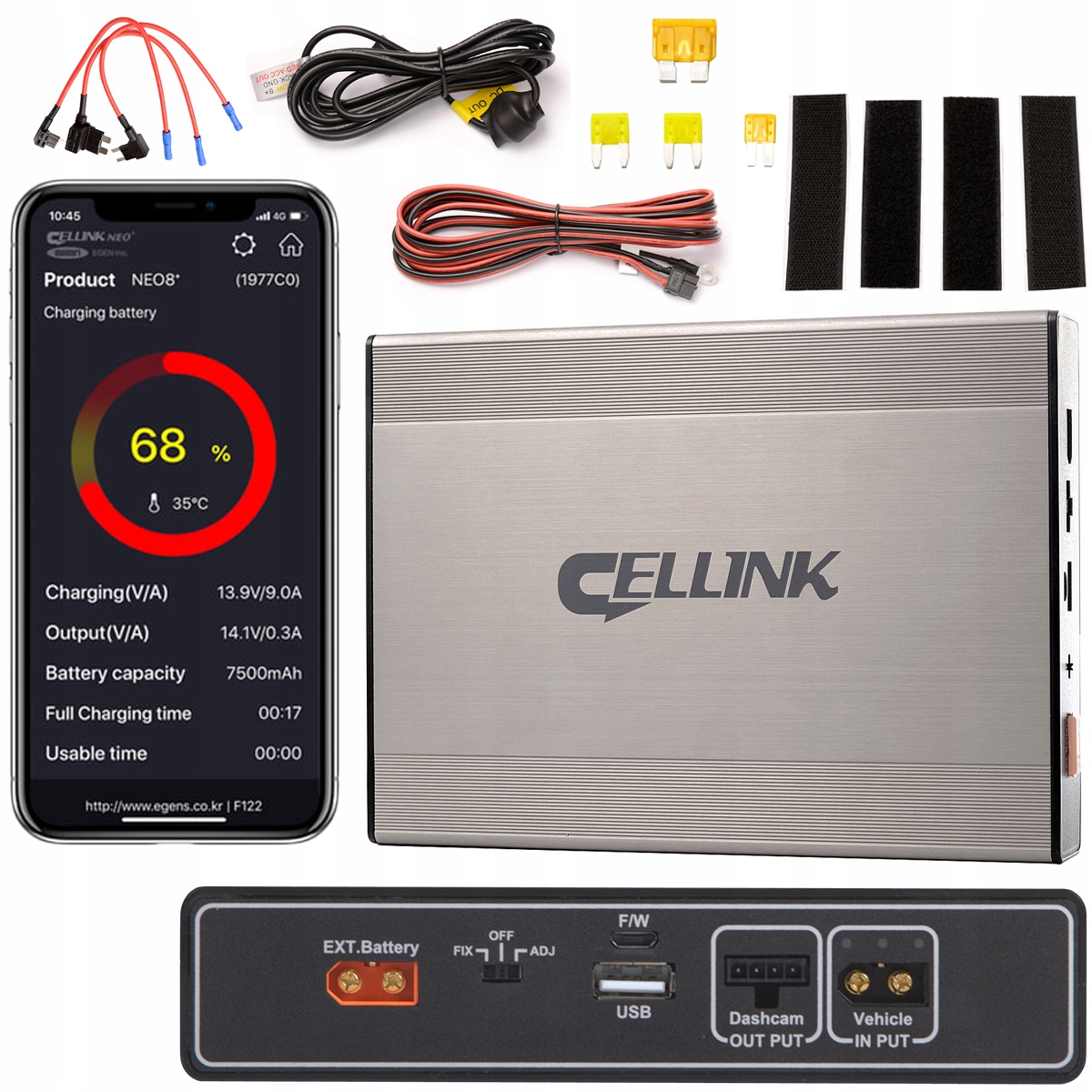 Cellink Neo8+ Powerbank pre autokamery pre videorekordéry 70mai