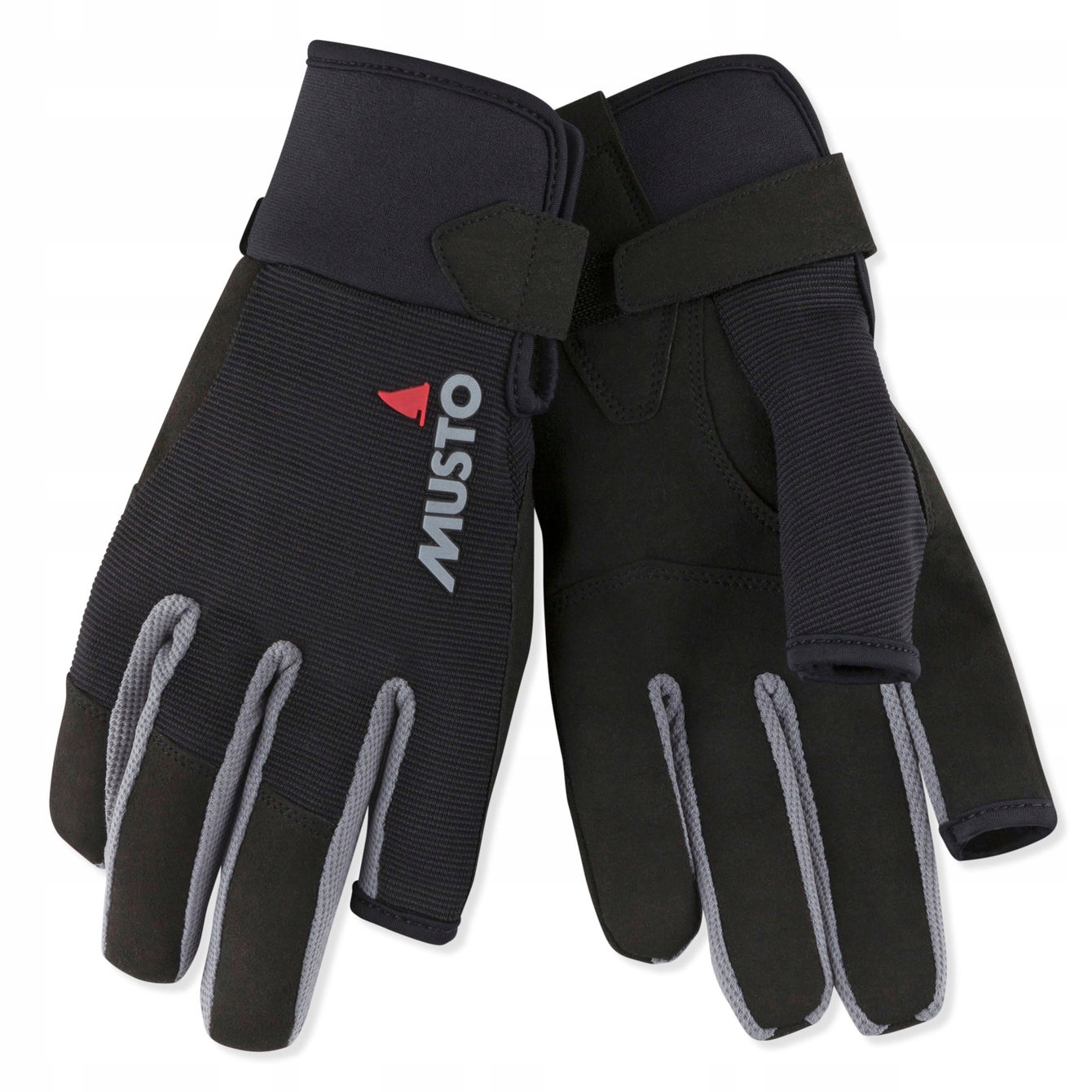 Pětiprstové námořnické rukavice Musto Essential Gloves černé Velikost S
