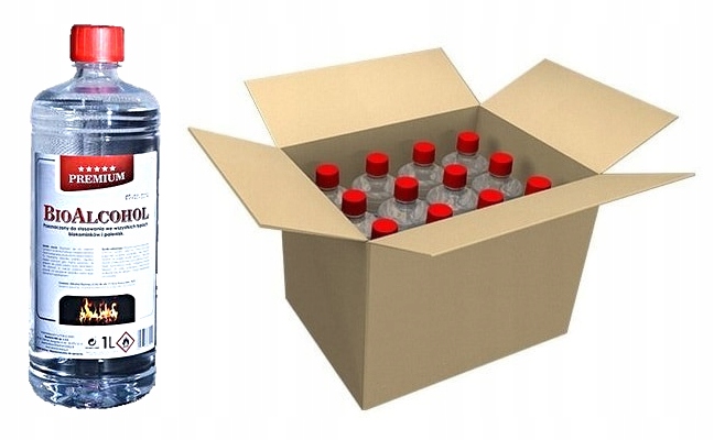 BioAlcohol Premium płyn paliwo do biokominków 12l