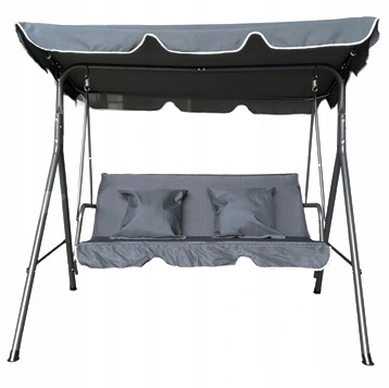 3-miestna záhradná hojdačka Hojdacia lavička Petriba Moderná 170x110