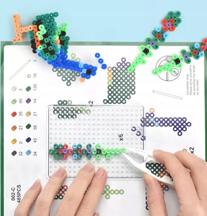 PRASOWANKA Koraliki Do Prasowania LAWENDA WRZOS 3D Materiał plastik