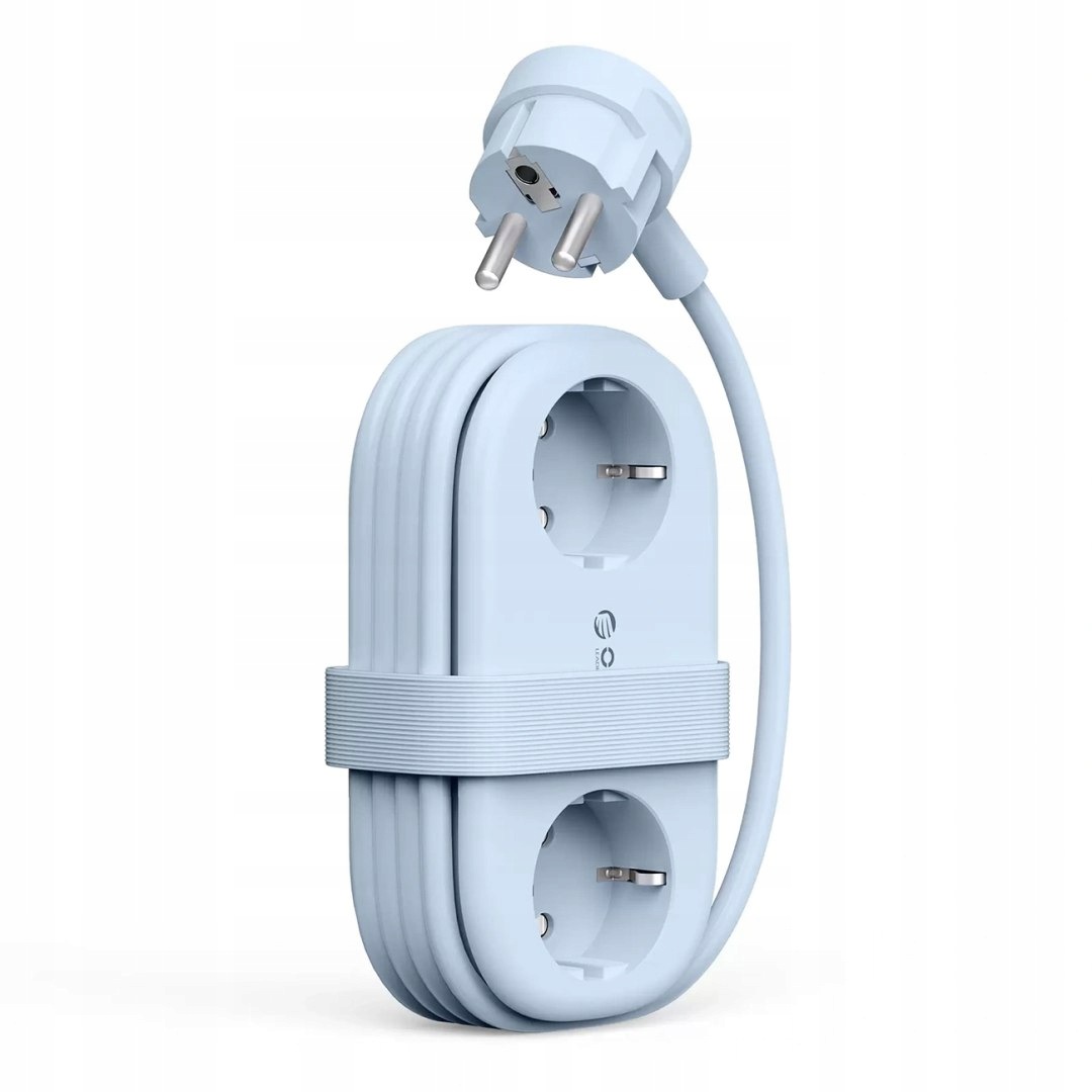 Listwa zasilająca Orico AP3 65W GaN 6w1 2x Ac 2x Usb-a 2x Usb-c niebi