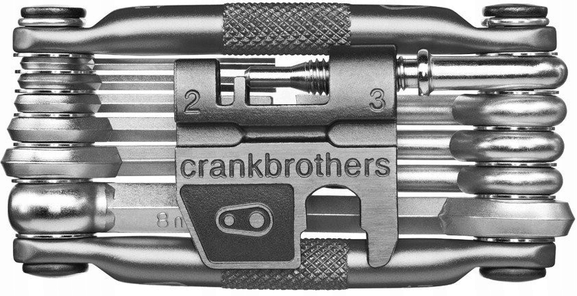 Klucze Rowerowe Multitool Crank Brothers Multi 17 Skuwacz Nickel